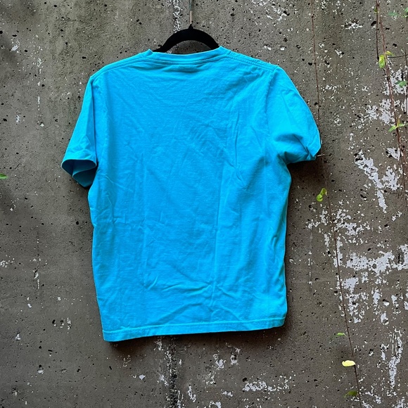 Franklin & Marshall Old School Graphic Tee Shirt, Turquoise, Made in Italy, S - Picture 10 of 11